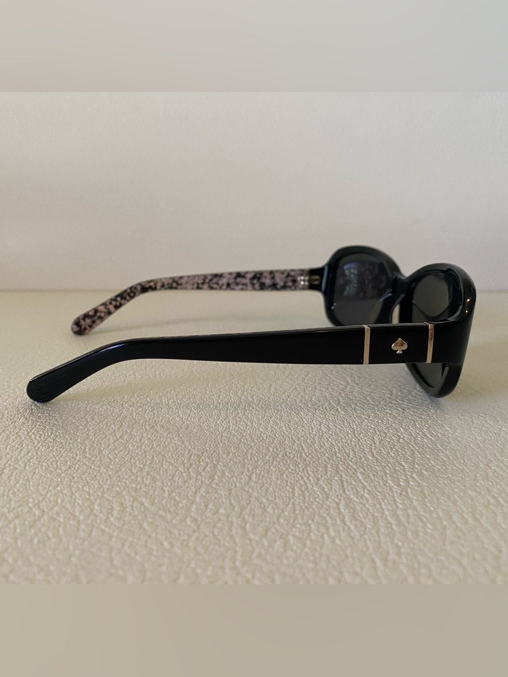 kate spade Black Cheyenne Rectangle Polaralized Sunglasses - Picture 5 of 13